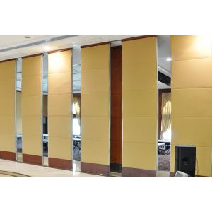 Soundproofing Acoustic Folding Partition System Rolling Room Dividers