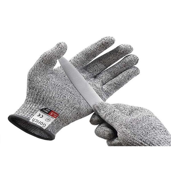 Buy Hppe Liner Cut Proof Work Gloves , Cut Level 5 Safety Gloves For Vegetables Cutting at wholesale prices