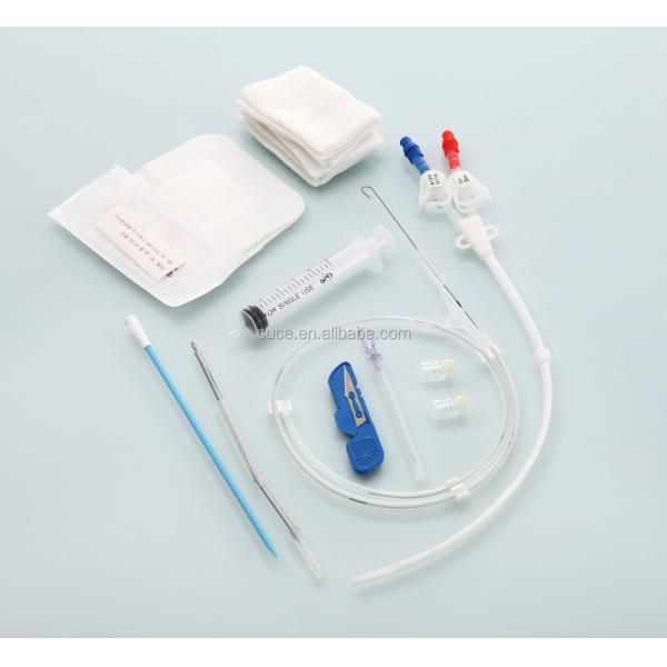 single double triple lumen Long term hemodialysis catheter, hemodialysis kit,