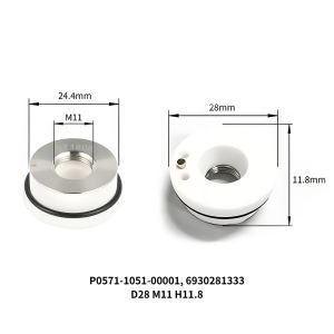 Precitec Original 1064nm Fiber Laser Ceramic Nozzle Holder New ProCutter
