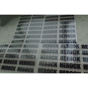 3D Silicone Badge Heat Transfer Garment Labels Environmentally Friendly