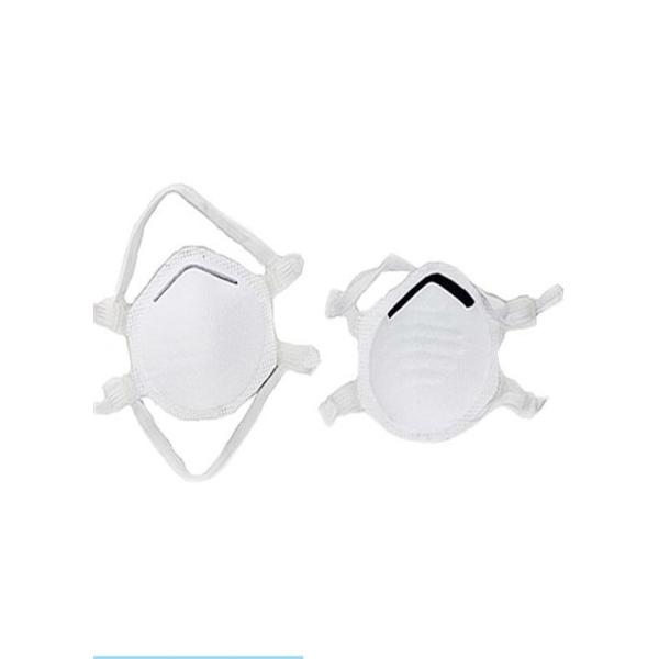 Buy White Latex Free Disposable Medical Mask Hypoallergenic Glassfiber Free at wholesale prices