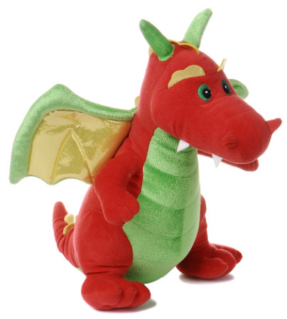 Buy Red Winged Dino Dragon Plush Toys at wholesale prices