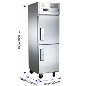 Electric Commercial Refrigerator Freezer for Freezing and Storage