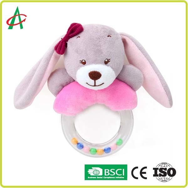 Buy CE Baby Bear Rattle , 21cmx8.5cm Stuffed Animal Rattle at wholesale prices