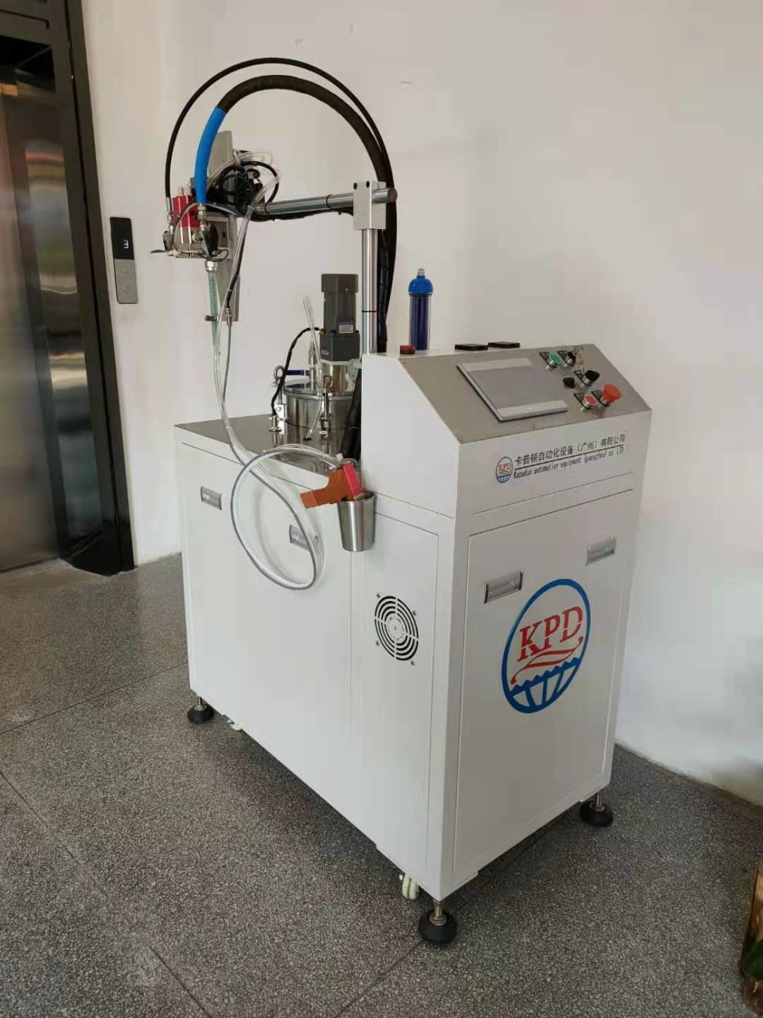 2K Meter Mix Dispensing System for 2C Part Epoxy Potting Condition 260KG Weight