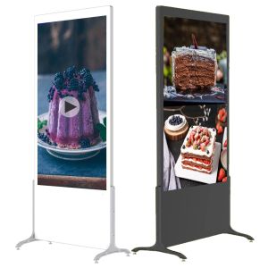 4G Floor Standing Digital Signage Screen Advertising Display Billboard