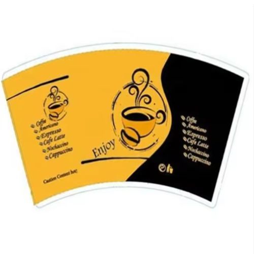 Buy Oilproof Waterproof Beautiful PLA Coated Paper Coffee Cup Paper Cup Fan Raw Material PE Coated at wholesale prices