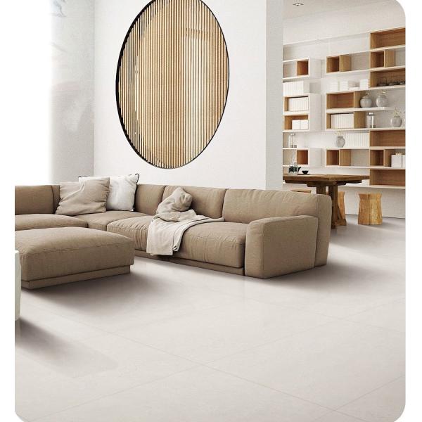 Non-Slip Beige 800x800mm Glazed Porcelain Tile for Indoor Floors