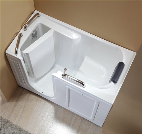 Buy Inward Door Open Walk In Bath And Shower Rectangle Shape For Older / Disable People at wholesale prices