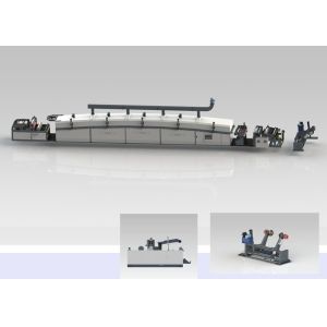 Water Base Polyster Cardboard Laminating Machine Computerized PLC Control Type