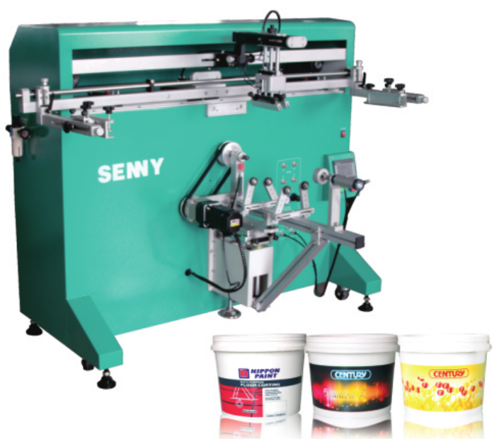 500pcs/hr Servo Drive Semi Automatic Screen Printing Machine