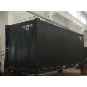 Standard 20ft Bitumen Container With Direct Burner Heating Tubes