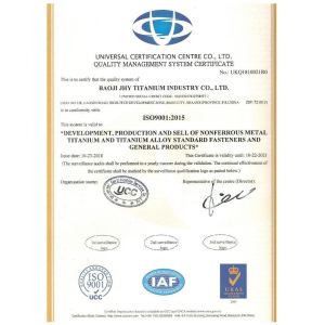 HENGNAYUAN METAL MATERIAL CO.,LTD Certifications