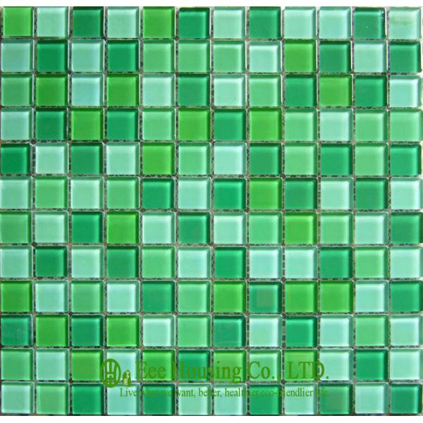 Swimming Pool Mosaic, Mixed Color Glass Crystal Mosaic Tile for indoor &outdoor