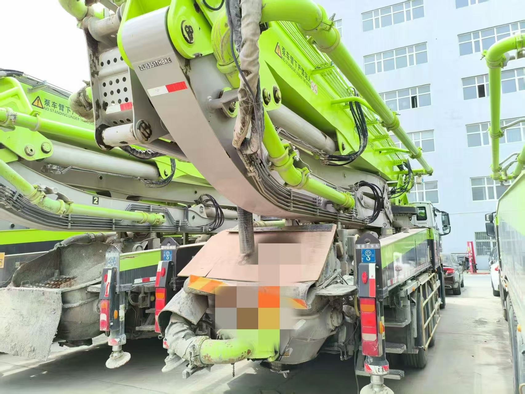 Zoomlion 2020 ZLJ5351THBKE 50m Second Hand Concrete Pump Truck on Sitrak Chasis