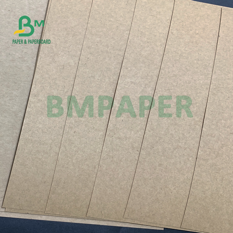 127g 160g Brown Kraft Paper Sheets For Take Out Boxes Tear-Resistance