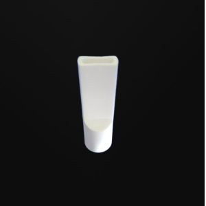 China White alumina ceramic flat nozzle parts on sale