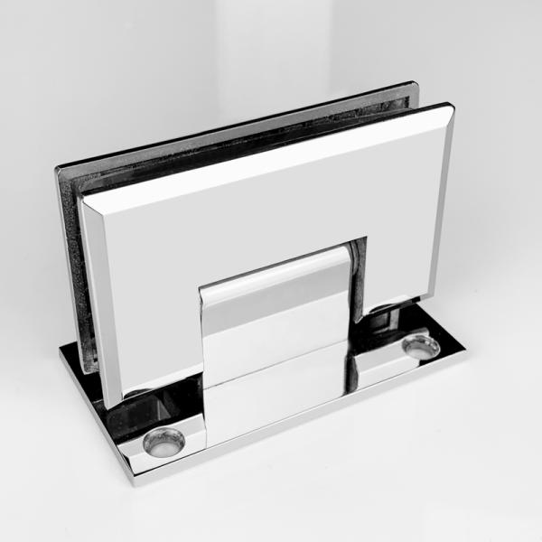 Long Life 90 Degree Frameless Brass Pivot Glass Screen Door Shower Hinges for Shower Cabins