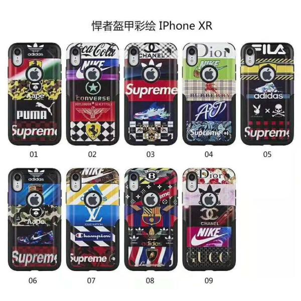 Can Custom Colorful Paiting 2 in 1 PC TPU Armor Case Back Cover for IphoneXS IphoneXS MAX IphoneXR Iphone8 Iphone7 Plus