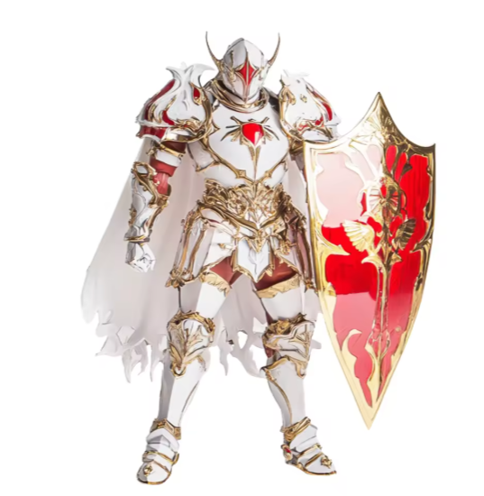 Side view of collectible PVC figure