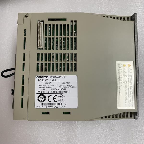 OMRON R88D-WT15HF SERVO DRIVE 3PH 4.8/5.4A 380-480V 50/60HZ 1.5KW