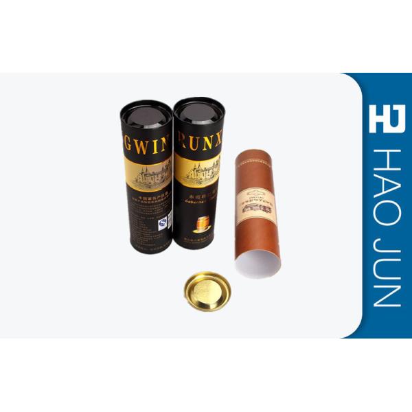 Custom Printed Handmade Cardboard Cylinder Tubes With Coating Paper , Eco