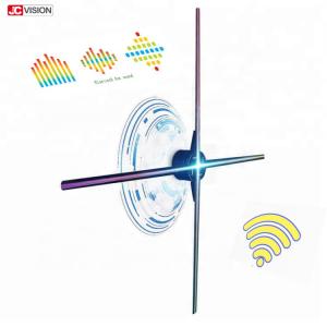 China Spinning Micro 3D Hologram LED Fan , WIFI  3D Hologram Projection 65cm on sale