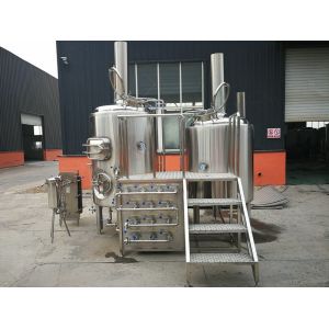 Multifunctional 500L Beer Brewing Equipment Brewhouse Combanation With 8