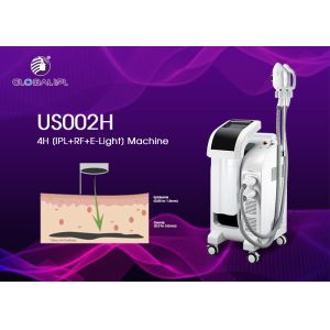 4 In 1 RF E Light ND YAG IPL Laser Hair Removal Machine 10MHz RF Frequency