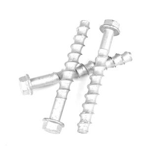 ZINC Large Diameter Hex Flange Self Drilling Anchors Screws M12 125mm Concrete