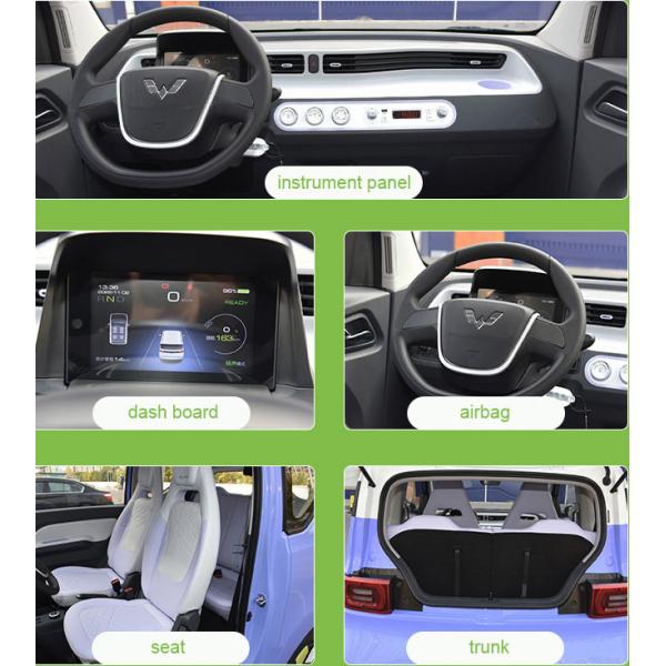 Wuling Hongguang Mini Ev With Macarone Two-compartment Vehicle with Spacious Interior