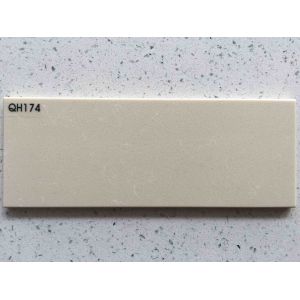 Kitchen Countertop White Quartzite Slabs Pure / Modified Acrylic Material