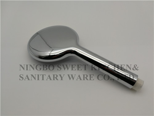 chrome plating shower head hand shower set round overhead shower rain shower ABS bathroom shower