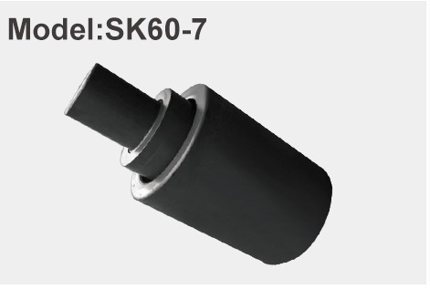 Buy SK60-7 Excavator Top Roller OEM 6-Bolt Flange at wholesale prices
