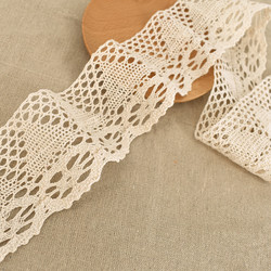 Latest High Quality flower lace ribbon crochet lace roll ribbon