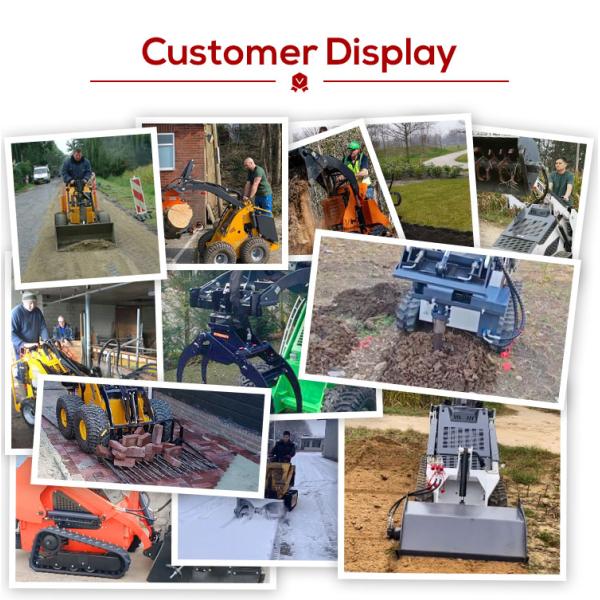 China Epa Engine Multione Articulated Mini Skid Steer Loaders With Attachments