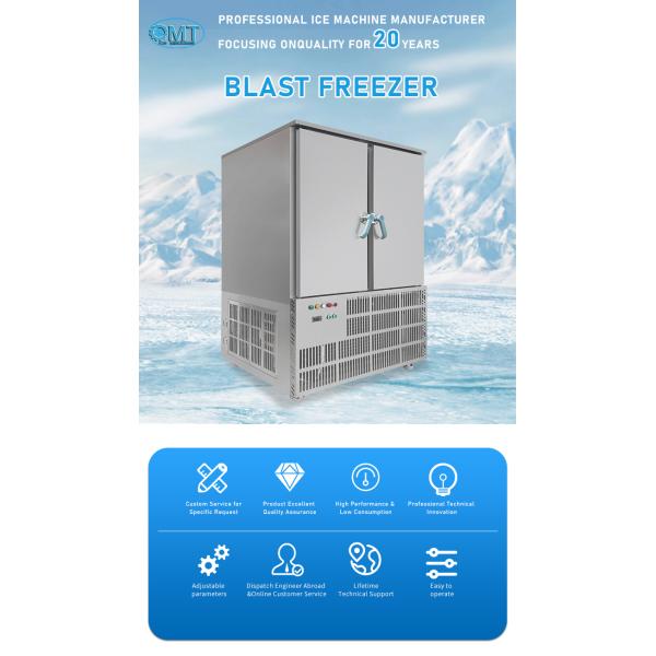 Plate Freezer Energy-Saving Quick Cabinet Blast Machine with -40C to 0C Temperature Control