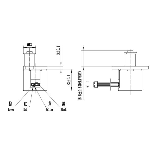 5V 25mm Diameter 31mm High Torque Distance Geared Stepper Motor for Saliva Analyzer、Blood Analyzer、Welding Machine