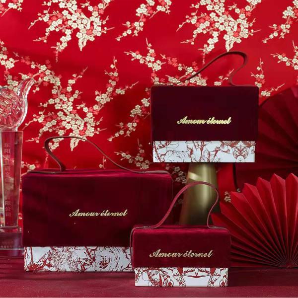 Customer's Specific Requirement Rigid Boxes Large Dress Packaging Box with Handles