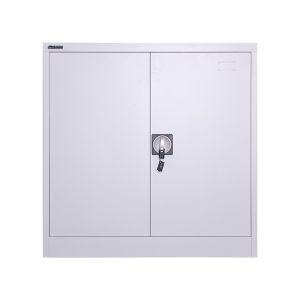 China Metal Office Storage Two Doors Cupboard With Adjustable Shelf on sale