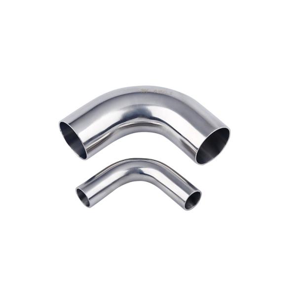 Silver Casting Stainless Steel Mirror Finish Seamless Pipe Long Radius Weld 90 Degree Elbow