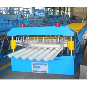 Easy Operation Cr12 Corrugated Roll Forming Machine With PLC controller 1250mm