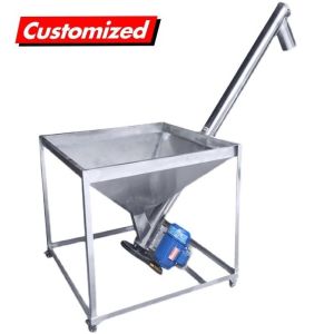 Fire Resistant Inclined Screw Feeder With Stainless Steel Compact Structure