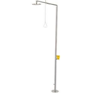 Safety Laboratory Fittings , Stainless Steel Emergency Eyewash Shower