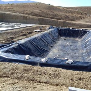 Quality Polyethylene Pond Liner Geomembranes With 0.2mm-3mm Thickness For Fish Pond Liner for sale