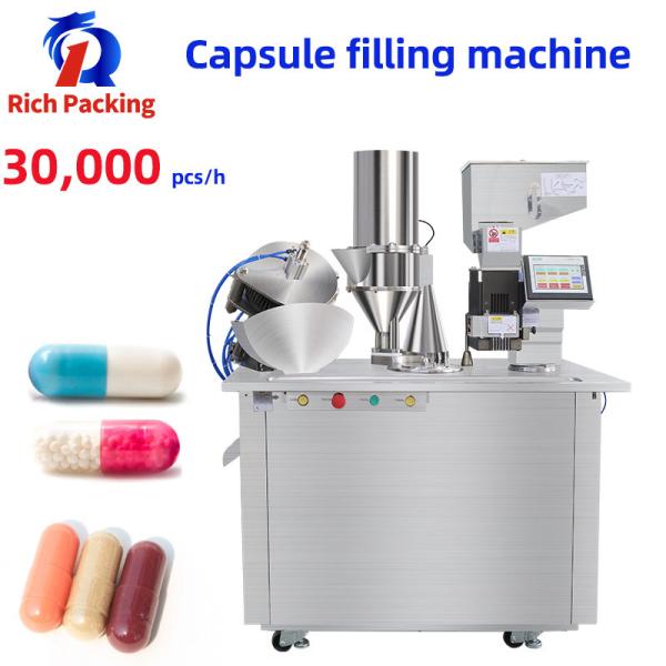 Buy High Speed Semi Automatic Capsule Filling Machine , Pharmaceutical Filling Machine at wholesale prices