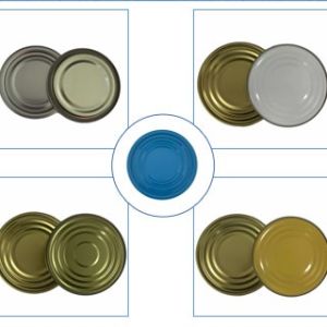 China Custom Manufacture Easy Open Pull Cover Food Cans Tinplate Easy Open Lid on sale