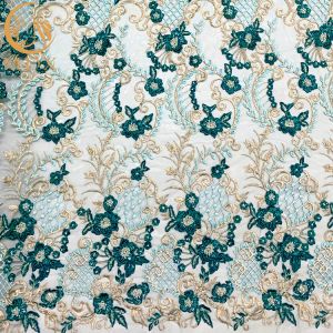 91.44Cm Length Applique Lace Fabric For Women Garment