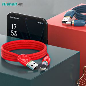 Liquid Silicone Magnetic Charging Cable 3A USB Micro Connector